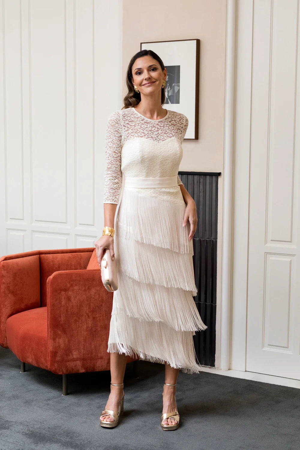 Vestidos Flecos de Invitada Vestidissima vestidissima