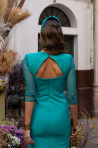 Vestido midi maxi flor