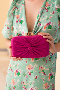 Bolso invitada terciopelo