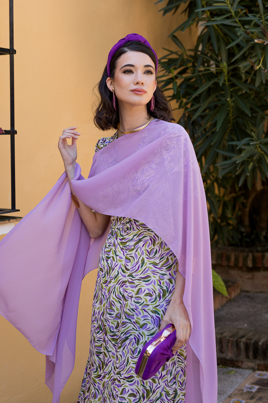 Capa gasa lila – Vestidissima - Main Image