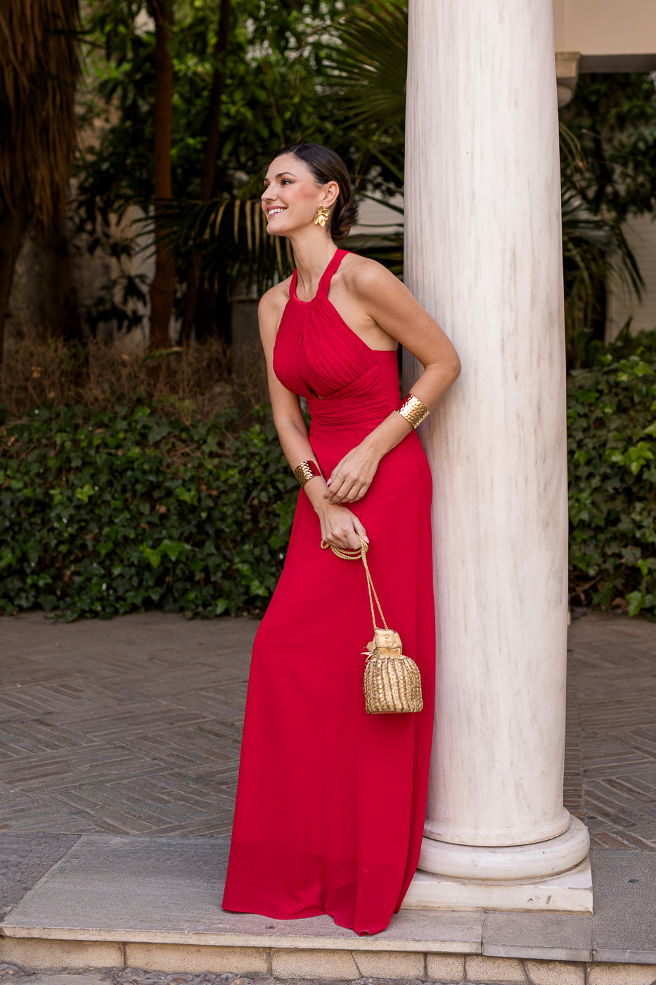 Vestido Aura rojo