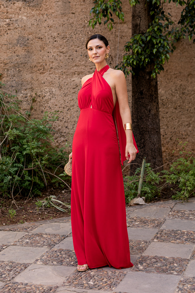 Vestido Atenea Rojo