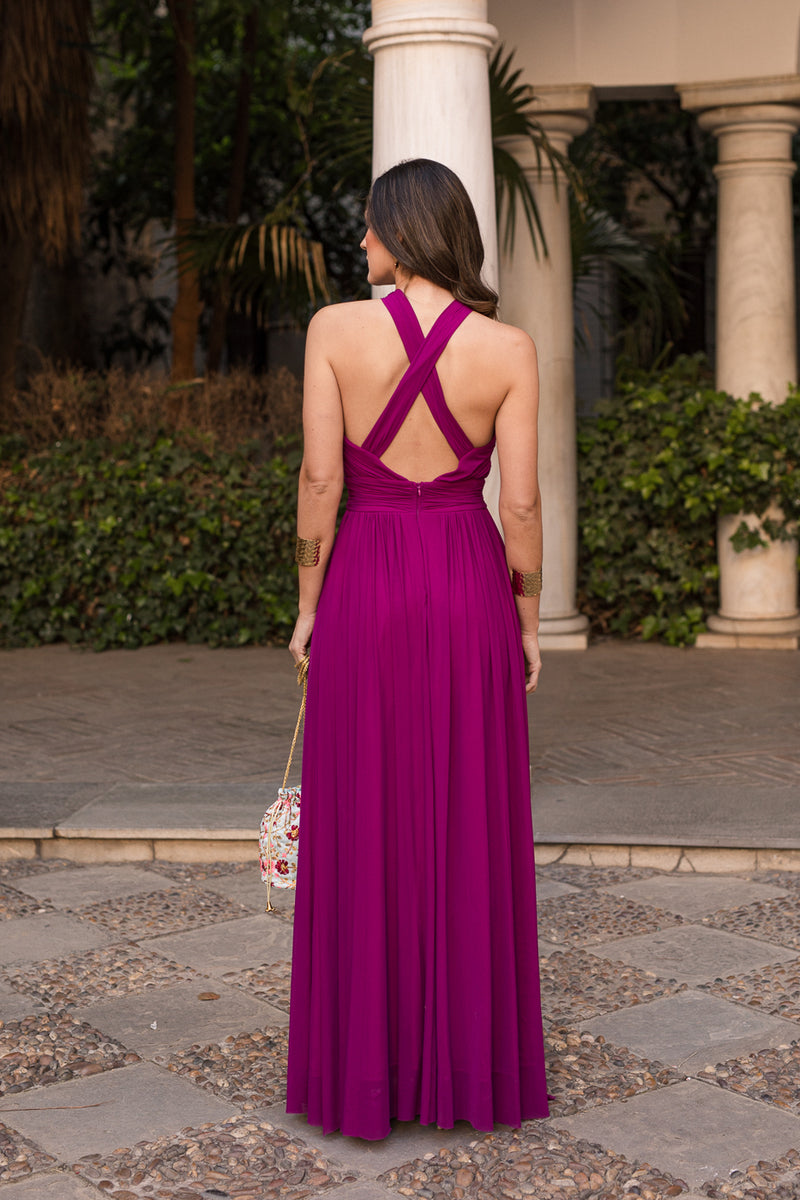 Vestido Dolce buganvilla