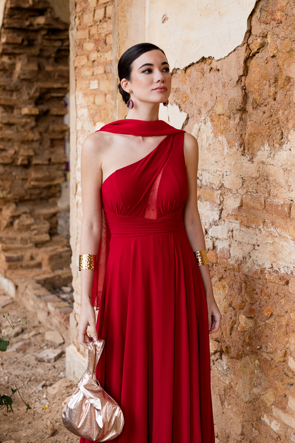 Vestido Aura Rojo