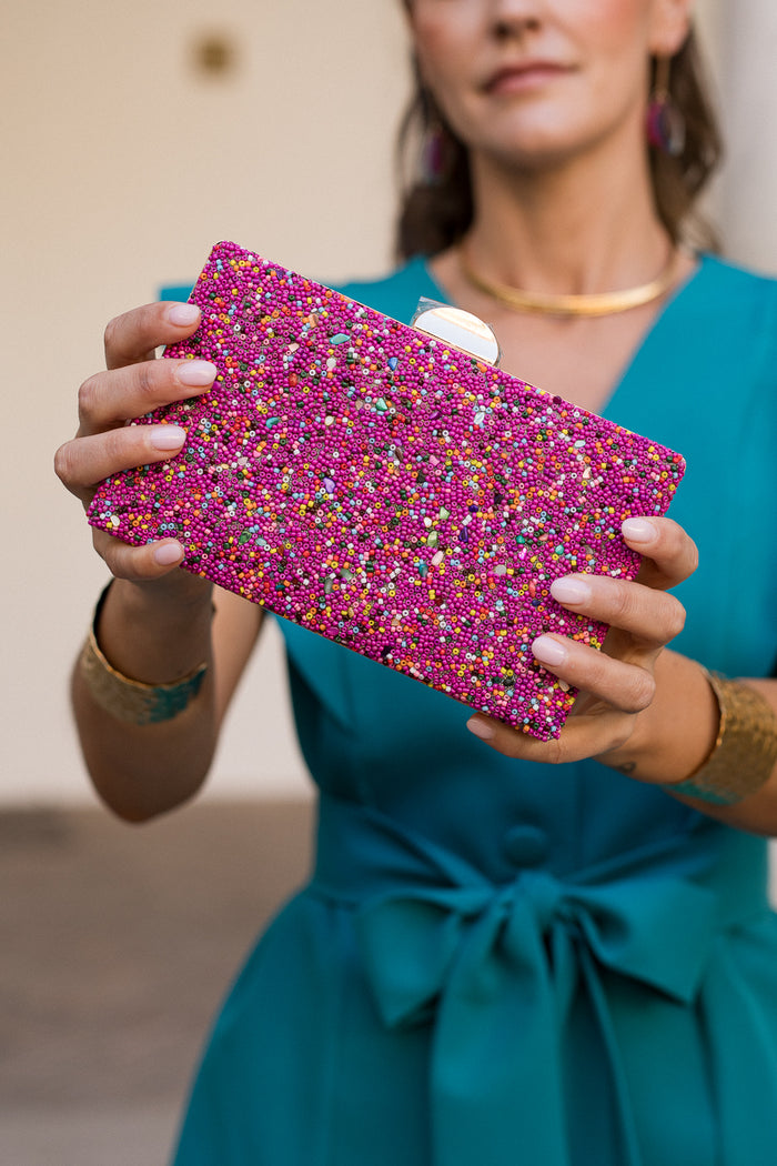 Bolso invitada pedrería