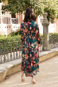 Vestido midi estampado