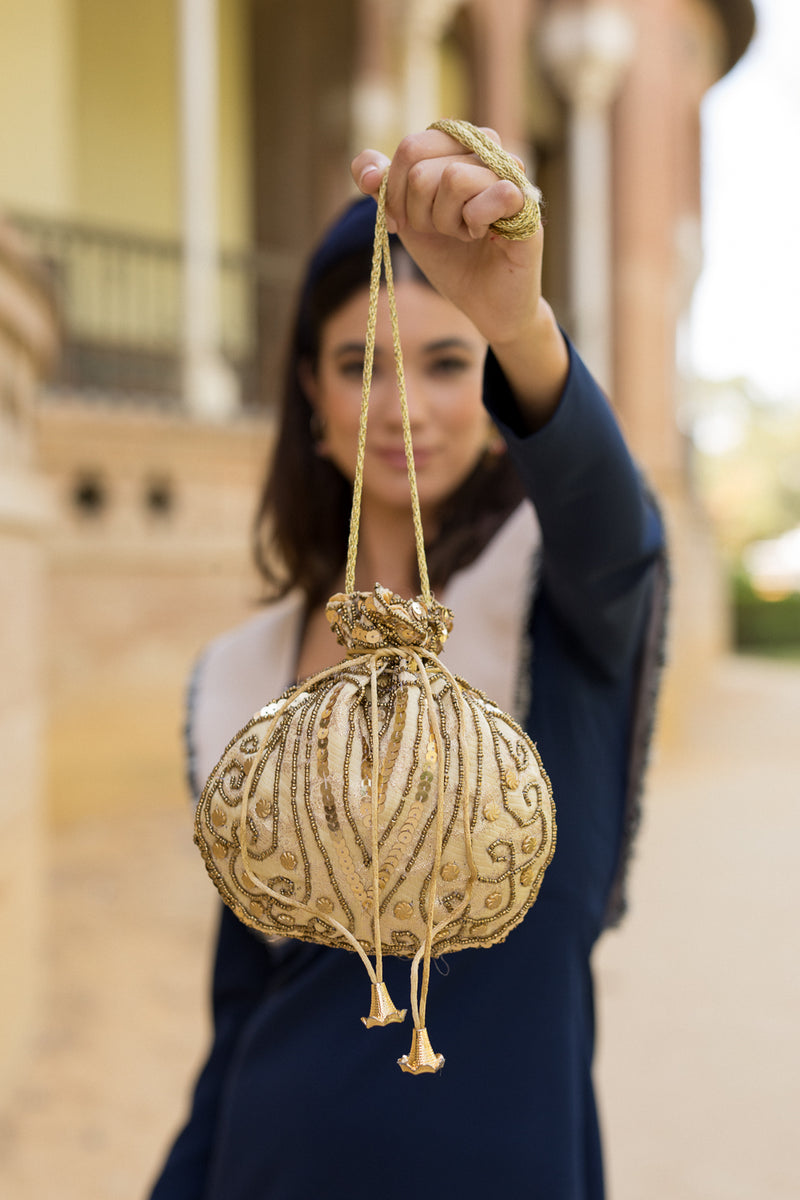 Bolso bombonera artesanía