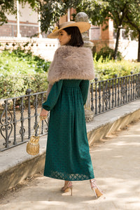 Vestido midi Almansa verde