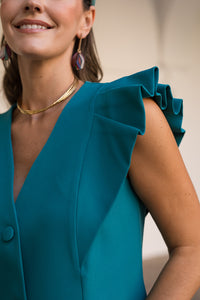 Traje Chaleco Azul Pacifico - Tallas desde 34 hasta 46