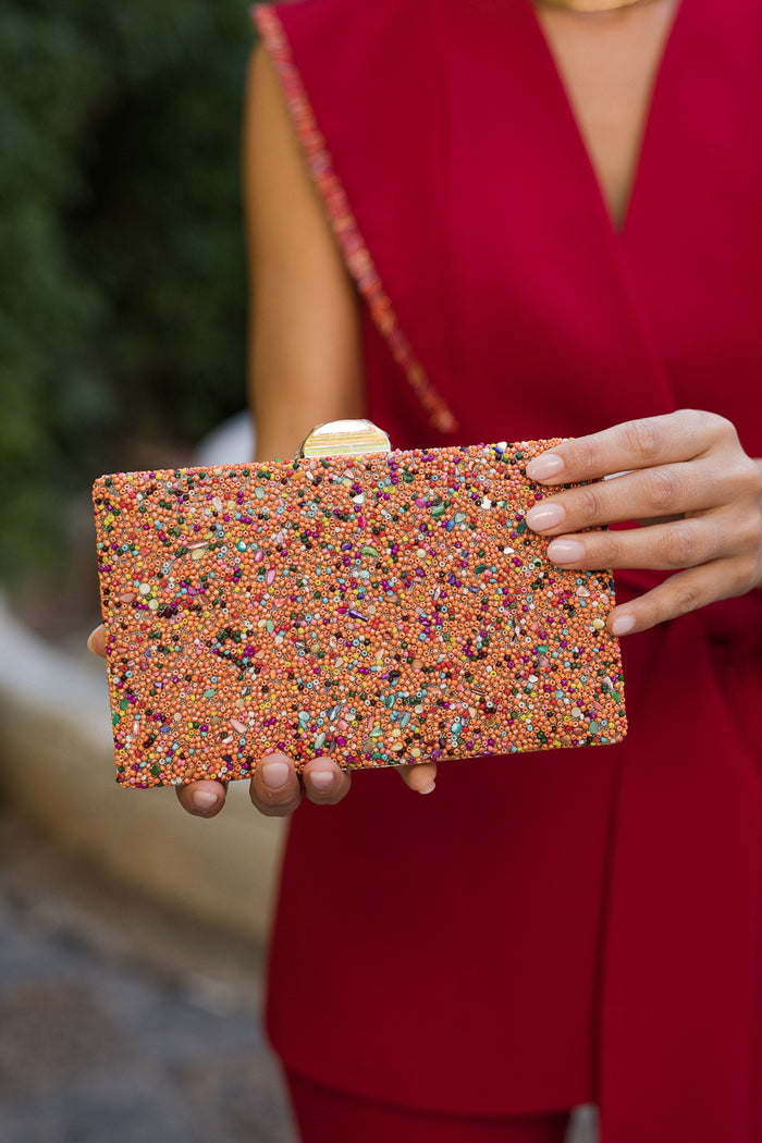Bolso invitada pedrería