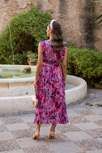 Vestido midi estampado floral - PROXIMAMENTE DISPONIBLE