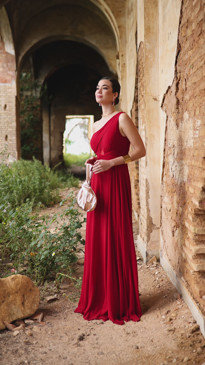 Vestido Aura Rojo